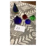 Glass Home Accents 5pc Glass Home Accents 5pc