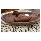 Duck in a bowl decor Duck in a bowl decor