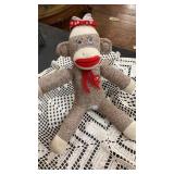 Sock monkey plush stuffed animal Sock monkey plush stuffed animal