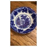 W. Anderson and co. Flow blue fairy villa bowl W. Anderson and co. Flow blue fairy villa bowl