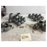 34 Assorted Galvanized Pipe Fittings