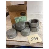 7 Galvanized Malleable Iron Caps