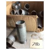 12 Galvanized Steel Pipe Nipples