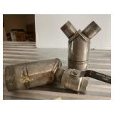 Steel Y-Pipe Fittings with Valve Assembly