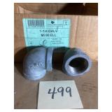 1-1/4 Galvanized MI 90 Ells