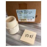 Eslon 2 1/2-Inch PVC Male Adapters, Box of 8