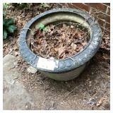 Three Ceramic Planters, Two Large, One Small