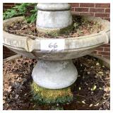 Multi-Tiered Concrete Garden Fountain
