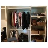 Closet Lot with Clothing and Accessories