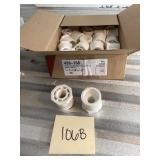 25 PVC Reducing Adapters, 1-1/4 x 1/2 Inch