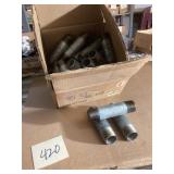 25 Galvanized Steel Pipe Nipples, 1ï¿½5 Inch