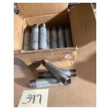 25 Galvanized Pipe Nipples, 3/4 x 5 Inches