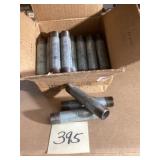 25 Galvanized Pipe Nipples, 3/4 x 5 Inches