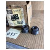 25 Hex Bushings, Black 1-1/4 x 3/8