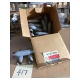 25 Galvanized Pipe Nipples, 3/4 x 4 Inch
