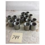 15 Galvanized Pipe sleeves