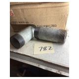 19 Galvanized Pipe Nipples