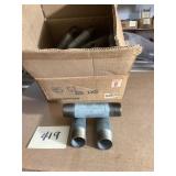25 Galvanized Steel Pipe Nipples, 1ï¿½5 Inch