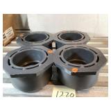 4 PVC Schedule 80 Pipe Fittings
