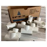 PVC Tees and Fittings Lot