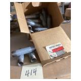 25 Galvanized Pipe Nipples, 3/4 x 4 Inch