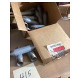 25 Galvanized Pipe Nipples, 3/4 x 4 Inch