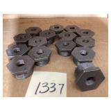 15 Hex Threaded Steel Fittings