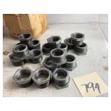 18 Steel Threaded Hex Bushings, 1 1/2ï¿½