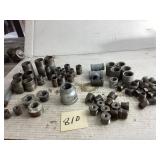 65-Piece Metal Pipe Fittings Lot