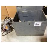 Montgomery Ward Circular Saw with Wooden Box