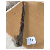 Steel Pry Bar with Curved End