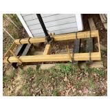 Heavy-Duty Metal Hay Fork Attachment