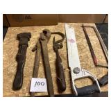 Hand Tools with Vintage Wrench