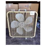 Vintage Box Fan with Thermostat Controls