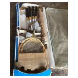 Badminton Set with Wooden Rackets