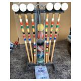 Complete Croquet Set With Stand and Balls