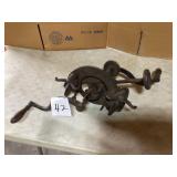 J.W. Mix T. Saxton Hand-Crank Device