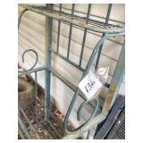 Metal Plant Stand and Two Chairs