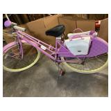 Huffy Supreme Pink Vintage Bicycle with Bags