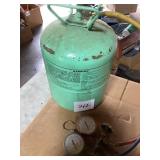 Honeywell Genetron 22 Container With Gauges