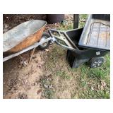 Two Wheelbarrows and Jet Sled Jr.