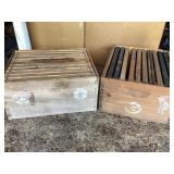 Wooden Beekeeping Boxes with Frames