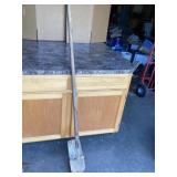 Wood-Handled Metal Garden Shovel