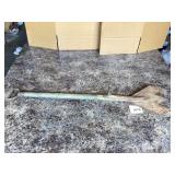 Rustic Metal Shovel with Wooden Handle
