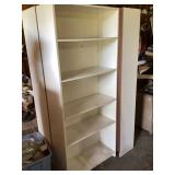 White Freestanding Bookshelf, 30x12x72