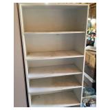 White Wooden Shelving Unit 30x12x72