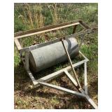 Metal Lawn Roller with 24-Inch Drum