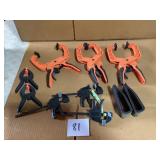 10 Assorted Clamps