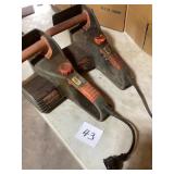 2 Black & Decker Electric Chainsaws