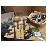 Hand Tools and Clamps Lot